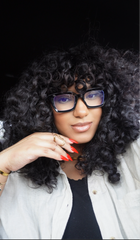 Raw Indian Curly Bang Wig | NO LACE