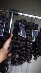 Raw Indian Curly Bundles