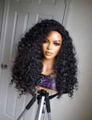 Custom Flip Over Wig | Raw Indian Curly