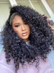 Custom Flip Over Wig | Raw Indian Curly